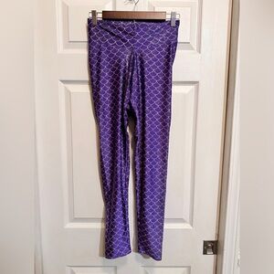 Metallic Mermaid Scale Leggings